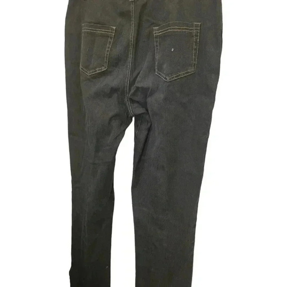 Diane Gilman straight  leg Jeans sz 12 leg zips - Picture 2 of 6